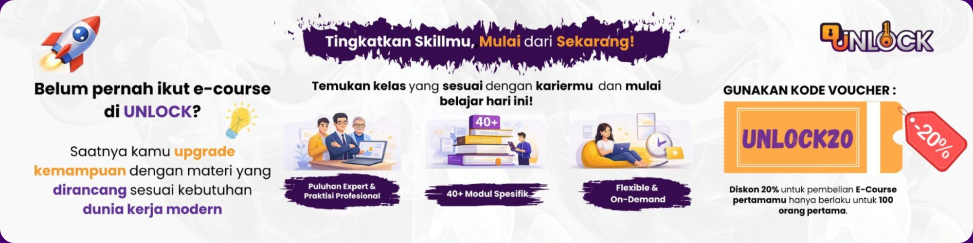 Diskon 20% Ecourse Package